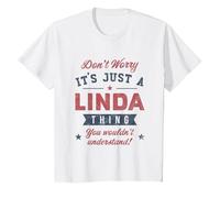 It's a Linda Thing T-Shirt, Youth, White, Large