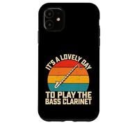 It's a Lovely Day to Play the Bass Clarinet - Marching Band Case for iPhone 11