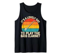 It's a Lovely Day to Play The Bass Clarinet - Marching Band Tank Top