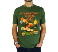 It's A Lovely Day to Turn 60 Toucan - 60th Birthday Gift | Present Mens T-Shirt Earthy Green L