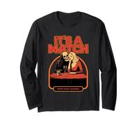 It's A Match Swipe Right Material (Funny Dating Statement) Long Sleeve T-Shirt