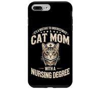It's A Mistake To Underestimate A Cat Mom Nursing Degree Case for iPhone 7 Plus/8 Plus