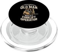 It's A Mistake To Underestimate An Old Man Forklift Operator PopSockets PopGrip for MagSafe