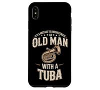 It's A Mistake To Underestimate An Old Man With A Tuba Case for iPhone XS Max