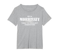 It's A Morrissey Thing You Wouldn't Understand Morrissey T-Shirt, Women's Plus, Heather Grey, 3X