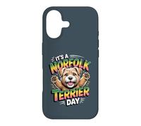 It's a Norfolk Terrier day Cartoon Pet Dog Puppy Small Breed Case for iPhone 17