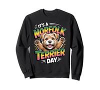 It's a Norfolk Terrier day Cartoon Pet Dog Puppy Small Breed Sweatshirt