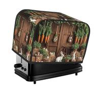 It'S A Rabbit And A Carrot Toaster Cover 2 Slice Kitchen Small Appliance Covers With Pockets Dust And Fingerprint Protectio