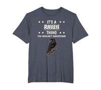 It's a Raven Thing Funny Quote Bird Ravens T-Shirt, Men's Big and Tall, Heather Blue, 4X Tall