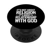 It's A Relationship With God Not Religion - PopSockets Adhesive PopGrip