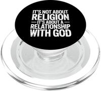 It's A Relationship With God Not Religion - PopSockets PopGrip for MagSafe