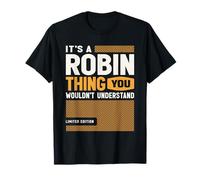 It's a Robin Thing Funny Name Robin T-Shirt
