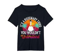 It's A Rosemary Thing You Wouldn't Understand Funny Rosemary T-Shirt, Women's Plus, Black, 2X