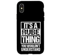 It's A Rube Thing You Wouldn't Understand First Name Case for iPhone X/XS