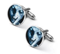 It's A Secret Round Cufflinks for Men Classic Cuff Links Jewellery for Wedding Business Party
