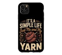 It's a Simple Life Just Me and My Yarn Knitting Knitter Case for iPhone 11 Pro Max