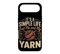 It's a Simple Life Just Me and My Yarn Knitting Knitter Case for iPhone Air