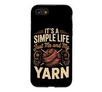 It's a Simple Life Just Me and My Yarn Knitting Knitter Case for iPhone SE (2020) / 7/8