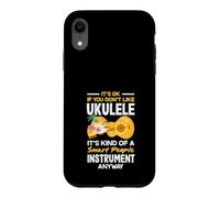 It's A Smart People Instrument Funny Ukulele Player Case for iPhone XR