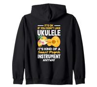 It's A Smart People Instrument Funny Ukulele Player Zip Hoodie