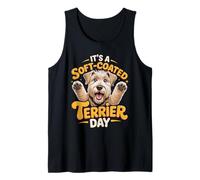 It's a Soft Coated Wheaten Terrier Day Cartoon Pet Dog Breed Tank Top