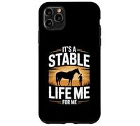 Its A Stable Life Me For Me Equestrian Horse Barn Case for iPhone 11 Pro Max