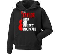 It's a Taylor Thing You Wouldn't Understand Hoodies - Retro Groovy Hoodie Long Sleeve Sweatshirt Casual Pullover Unisex Tops for Uk Mens/Women/Kids Hip Hop Streetwear for Fans, Birthday Christmas