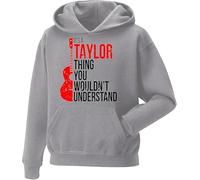 It's a Taylor Thing You Wouldn't Understand Hoodies - Retro Groovy Hoodie Long Sleeve Sweatshirt Casual Pullover Unisex Tops for Uk Mens/Women/Kids Hip Hop Streetwear for Fans, Birthday Christmas