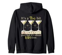 It's A 'Tini Bit Past About Bam Time Martini Mahjong Dirty Zip Hoodie