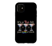 It's A Tini Bit Past Gay O'Clock Celebrate Martini Time Case for iPhone 11
