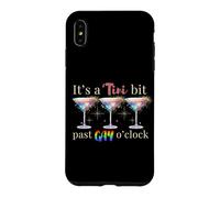 It's A Tini Bit Past Gay O'Clock Celebrate Martini Time Case for iPhone XS Max