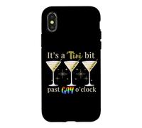 It's A Tini Bit Past Gay O'Clock Dirty Martini Time Case for iPhone X/XS
