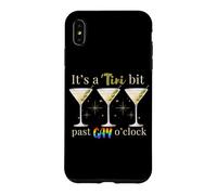 It's A Tini Bit Past Gay O'Clock Dirty Martini Time Case for iPhone XS Max
