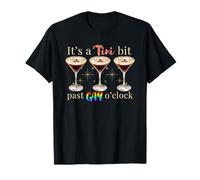 It's A Tini Bit Past Gay O'Clock Espresso Martini Time T-Shirt