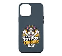 It's a Toy Fox Terrier day Cartoon Amertoy Pet Dog Breed Case for iPhone 12 Pro Max