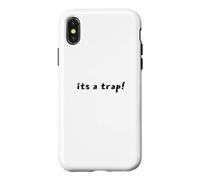 It's a Trap! Sci-Fi Quote Space Epic Wit Galactic Battle Case for iPhone X/XS