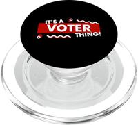 It's a Voter Thing US Civic Duty Election Democracy I Voted PopSockets PopGrip for MagSafe