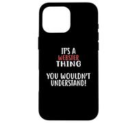 It's A WEBSTER Thing T-Shirt City Shirt WEBSTERS Case for iPhone 16 Pro Max
