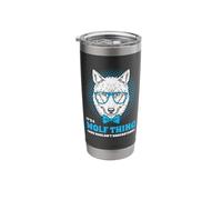 It's A Wolf Thing You Wouldn't Understand Hipster Stainless Steel Insulated Tumbler