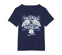 It's a Wonderful Life Dear George T-Shirt, Women's Plus, Navy Blue, 5X