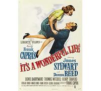 It's A Wonderful Life Frank Capras James Stewart Poster/Print/Picture Satin Photo Paper - A2-420mm x 594mm