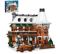 It's A Wonderful Life House, Snow House Construction Toy, Snow House Construction Toy, Compatible with Lego Chritmas Village, Gifts for Friends, Family, Seniors