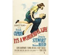 Its A Wonderful Life... James Stewart & Donna Reed ...Vintage Movie Poster A1 A2 A3 A4 Sizes (A4 Size [21 x 29cms])