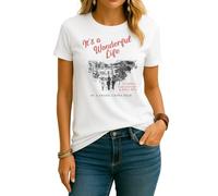 It's a Wonderful Live Movie Christmas Film | Christmas Women's T-Shirt, White, L