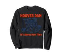 It's About Dam Time Hoover Dam Nevada Retro Camera Trip Sweatshirt