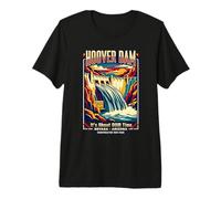 It's About Hoover Dam Time Retro Travel Humor Trip Premium T-Shirt
