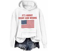 It's About Right And Wrong Sweatshirt American Flag Shirts Men Women Its About Right And Wrong Hoodie