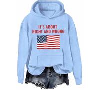 It's About Right And Wrong Sweatshirt American Flag Shirts Men Women Its About Right And Wrong Hoodie