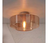 IT'S ABOUT ROMI Verona ceiling lamp, amber, glass, E27
