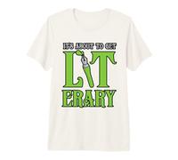 It's About to get Literary - Book Nerd Bookworm Author Premium T-Shirt